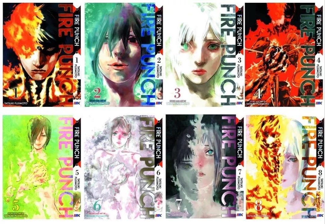 Fire Punch Comics Manga Vol. 1 Vol 8 end Full Set English Version Comic