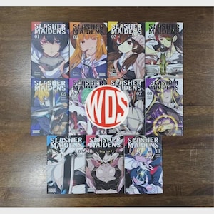 Slasher Maidens Manga Comic Vol 1 - Vol 11 Loose / Full Set English Comic Tetsuya Tashiro