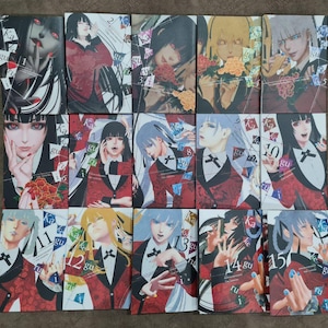 Kakegurui Compulsive Gambler Comic Manga Vol 1 - Vol 16 Loose / Full set English Manga