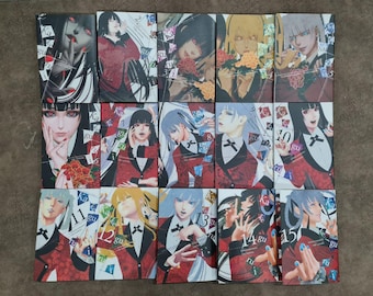 Kakegurui Compulsive Gambler Comic Manga Vol 1 - Vol 16 Loose / Full set English Manga