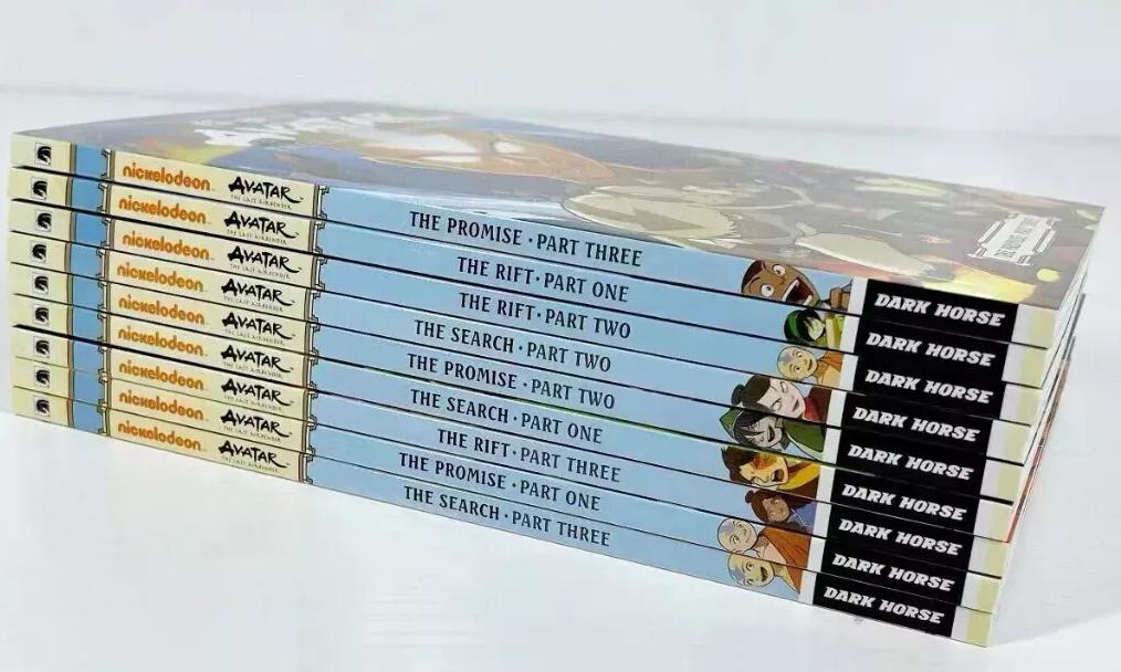 AVATAR the Last Airbender 18 Books English Version Full Complete