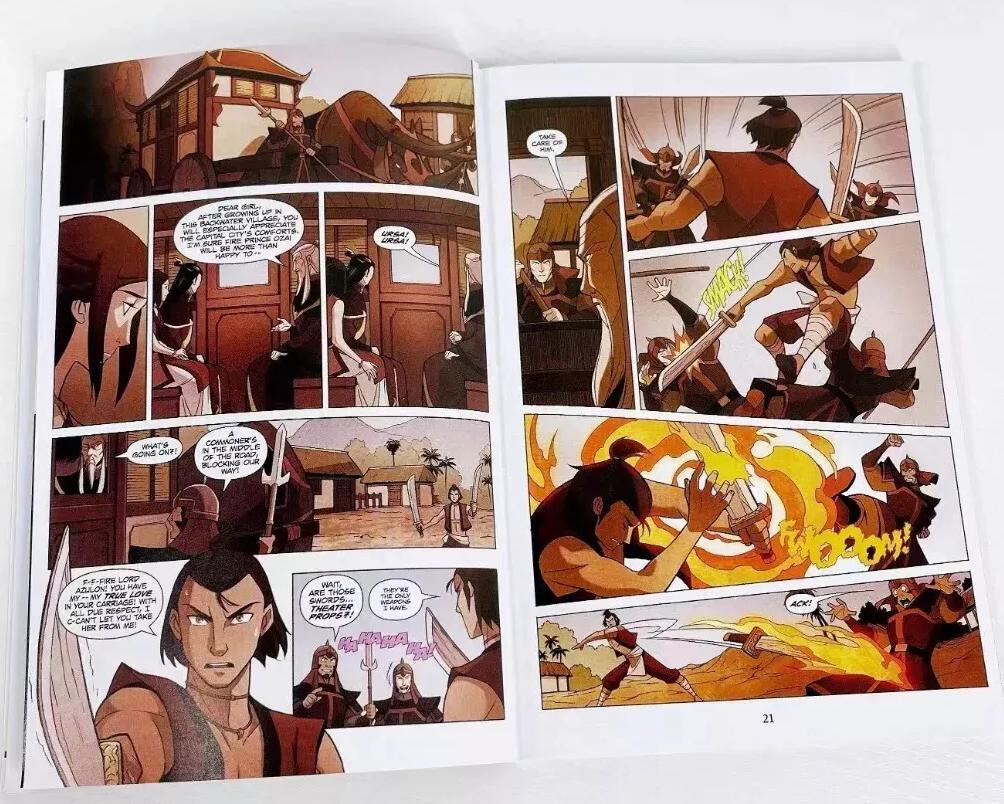 AVATAR the Last Airbender 18 Books English Version Full Complete