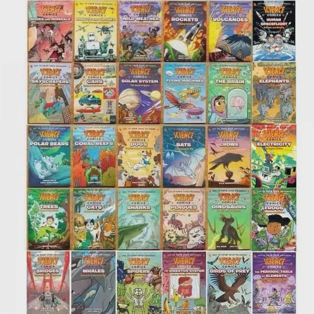 Science Comics Series: Get to Know Your Universe 30 Books Complete