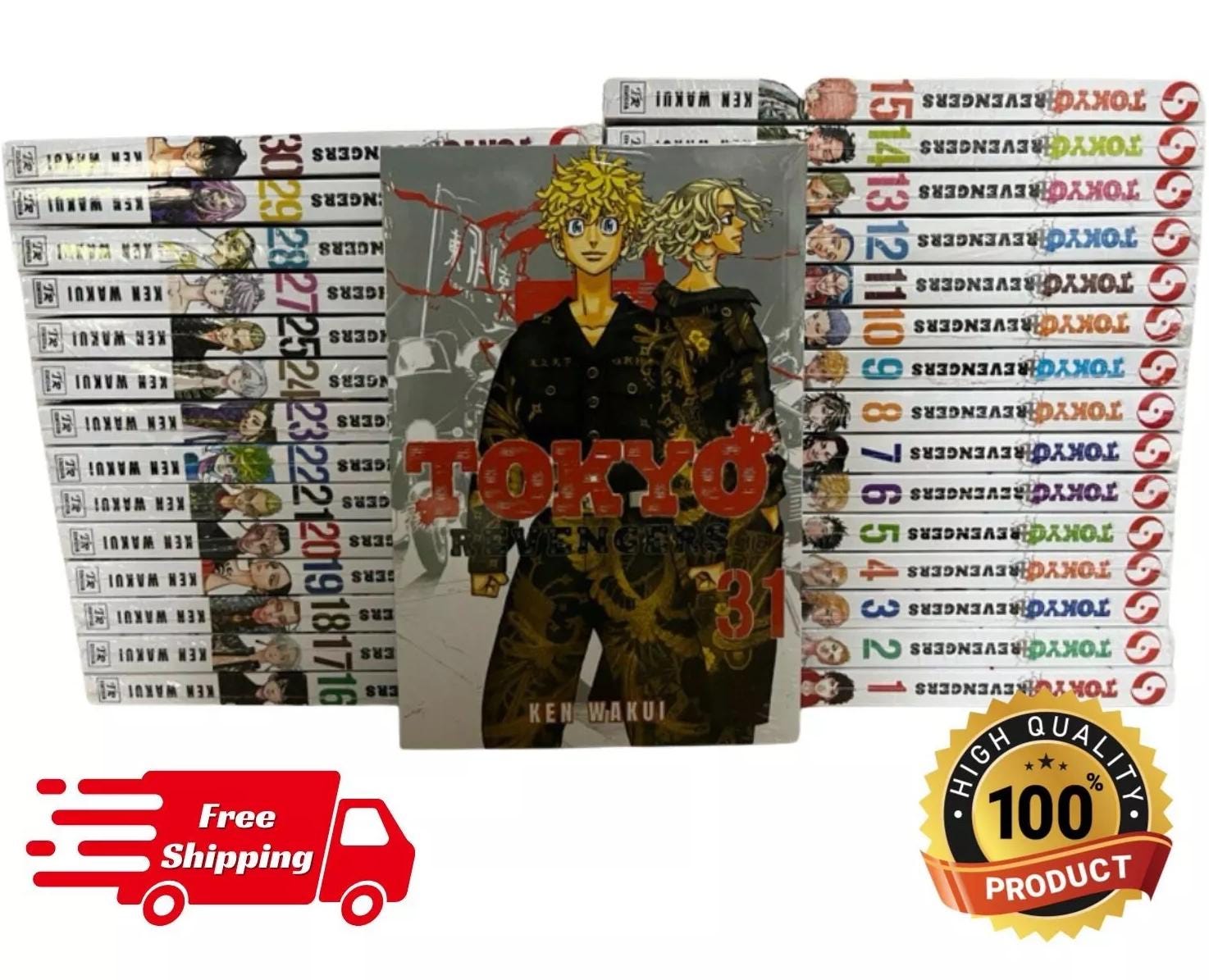 Tokyo Revengers Manga Comic Vol 1 - Vol 31 (end) Complete Set
