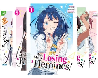 Too Many Losing Heroines Light Novel Vol 1 - Vol 6 English Version Loose or Full Set