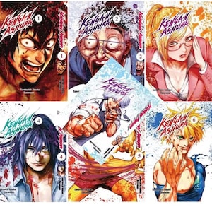 Kengan Ashura Manga Comic Vol 1-Vol 7 Loose / Full Set English Version