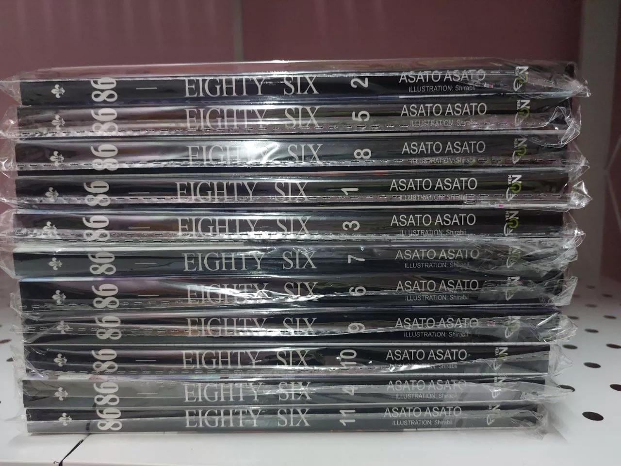 BURSTマガジン 16冊セット 86 EIGHTY SIX Light Novel Vol 1 - Vol 12 Full Set / Loose English