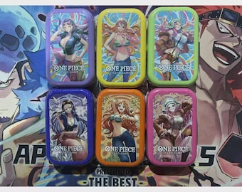 One Piece Card Game Mini Tin Vol 2 TS02 BOX Set 6 Mini Tin Japanese Asian Limited