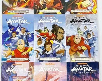 AVATAR The Last Airbender 18 Books English Version Full Complete Cartoon Graphic Comic