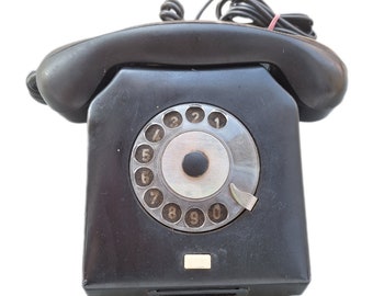 vintage telephone * rotary dial