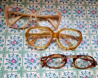 vintage collection of glasses * nerd