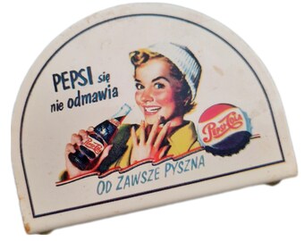 vintage holder for coasters Pepsi