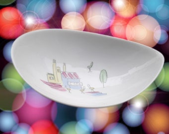 vintage serving bowl * 60s