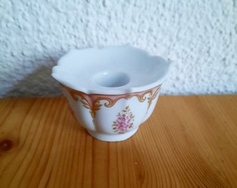 bougeoir vintage * porcelaine fine