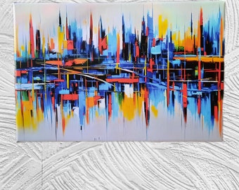 Picture colorful abstract * canvas