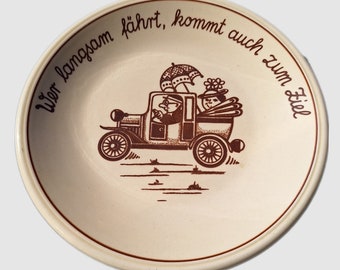 vintage wall plate * Spruchreif