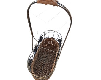 vintage bottle basket * for wine