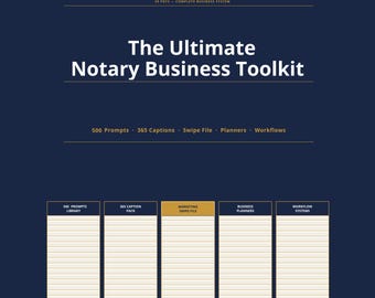 Ultimate Notary Business Toolkit
