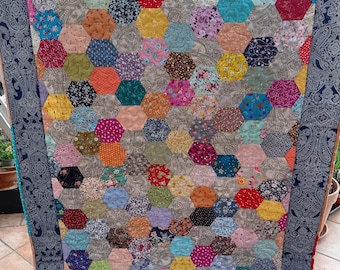 Patchworkdecke/Quilt Hexagon