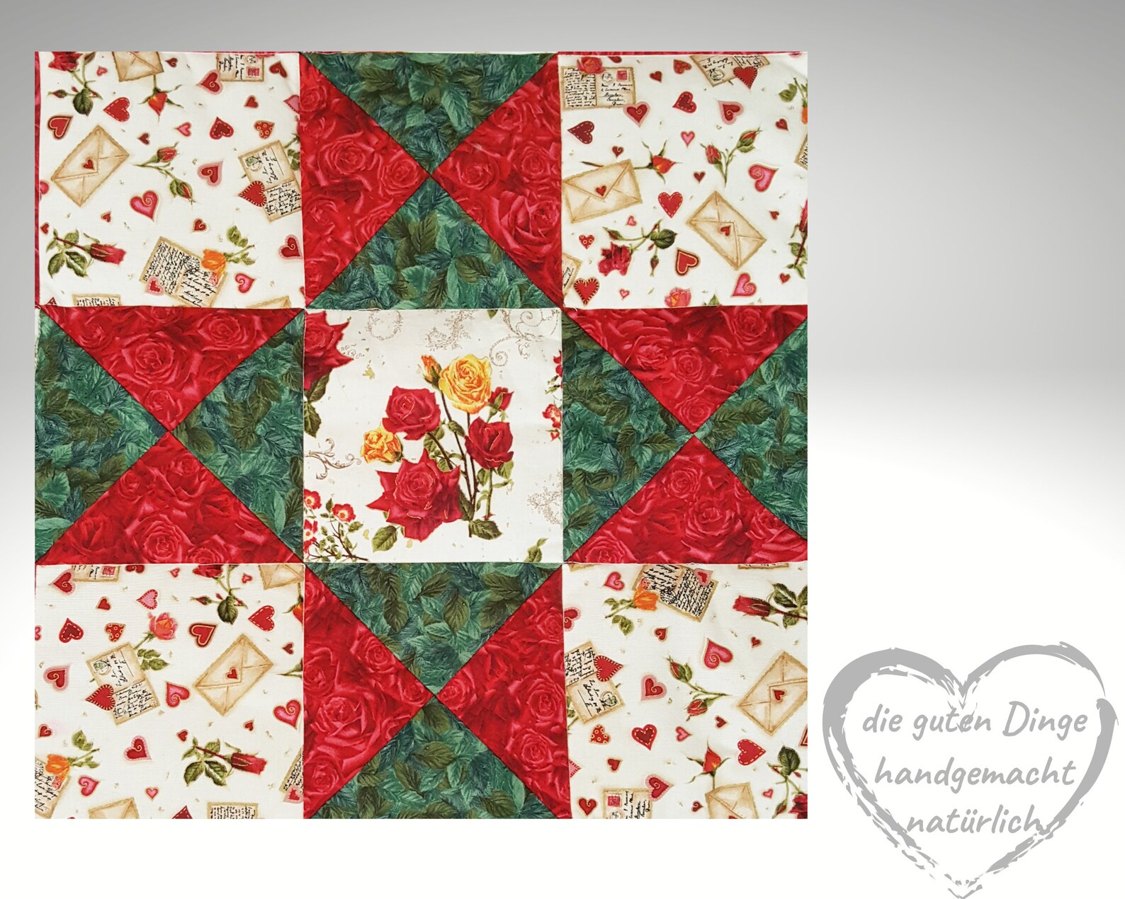 Simandra Patchwork Tagesdecke – 235x195 Cm, Handgefertigt Aus Baumwolle, Buntes Shabby Design