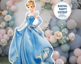 Royal Princess Birthday Printable - Life Size Party Prop