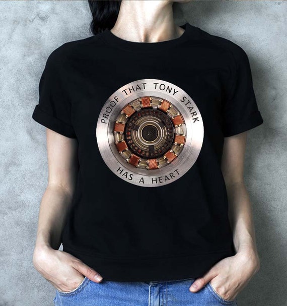 tony stark reactor shirt