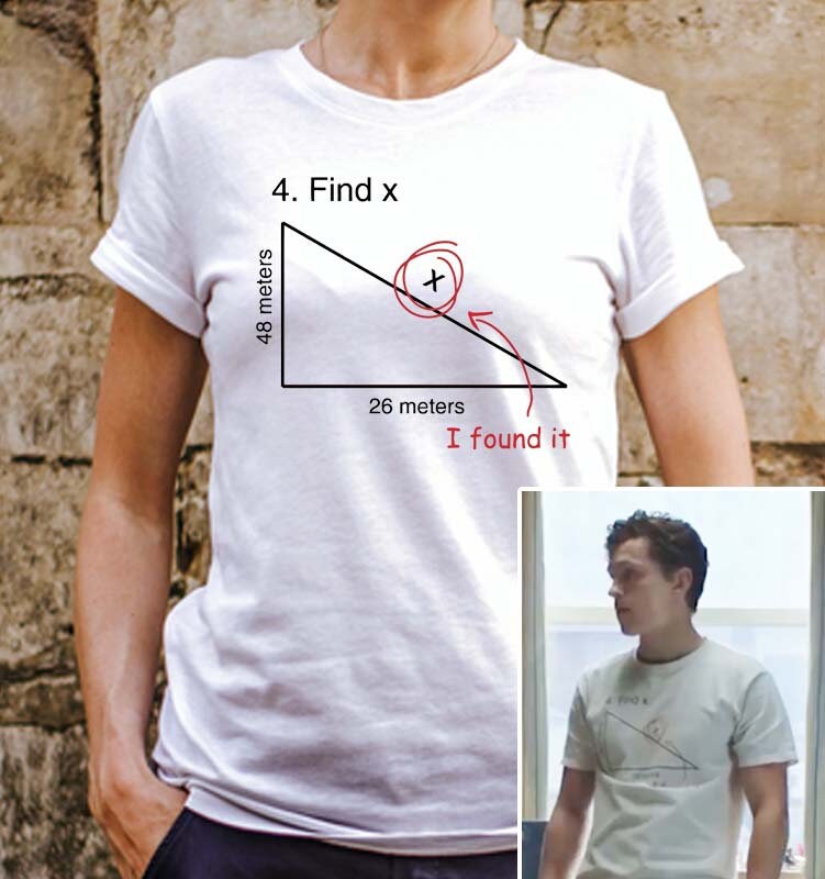 tom holland white shirt