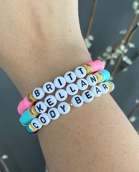 Name bracelets for her sale