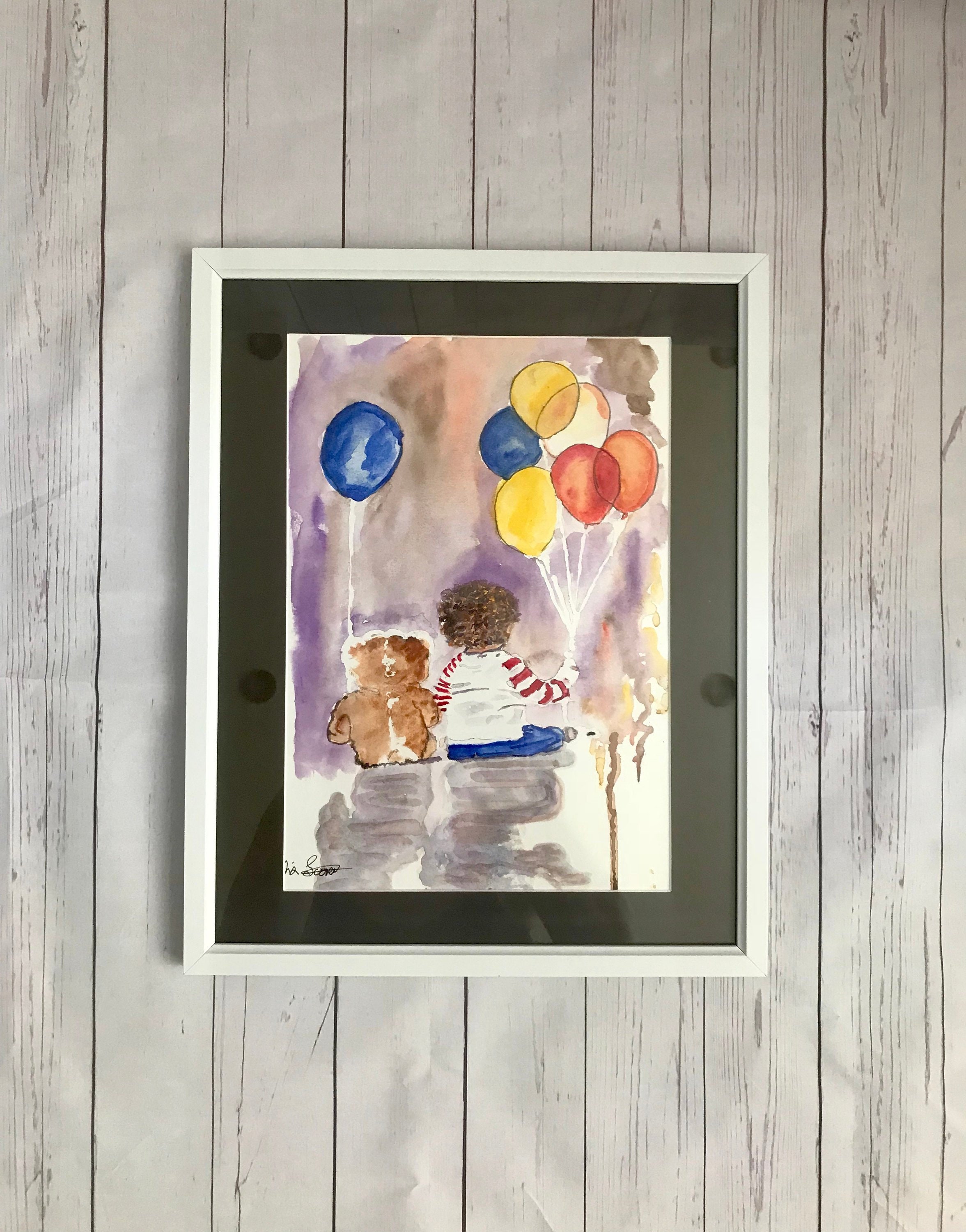 Watercolour Nursery Art Boy Nursery Prints Boys Nursery Wall Etsy