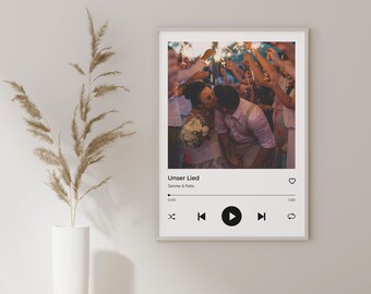 Spotify poster with your song