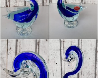 Murano Glas Figur Schwan ca.1960