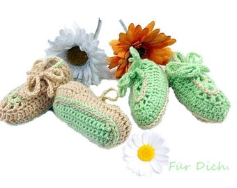 gehäkelte Babyschuhe   Strümpfe  Babykleidung  Babymode  Babysocken