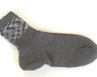 handgestrickte Socken Gr.39/40 Freizeitsocken Strümpfe