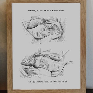 Normal People, Marianne and Connell, Art Print