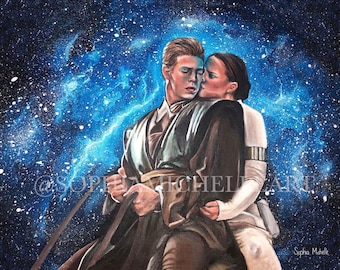 Across the Stars Star Wars Art Print
