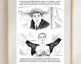 The Perks of Being a Wallflower Art Print