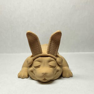 Easter Pitbull - Bully - Staffordshire terrier figurine (Unpainted)