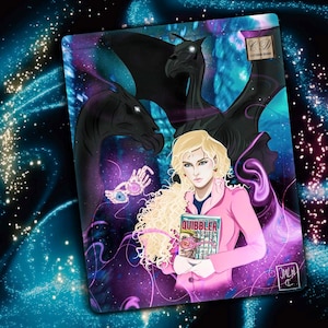 Luna Lovegood Magical Padded Book Sleeve with Lining.