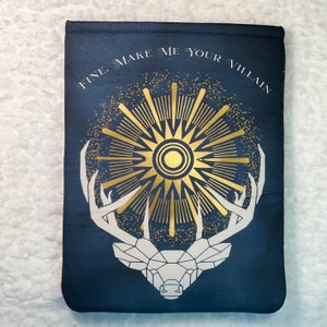 Dobra, zrób ze mnie swojego złoczyńcę Shadow and Bone Book Sleeve. Darkling, Alina Seducing To His Cause Book Protector.