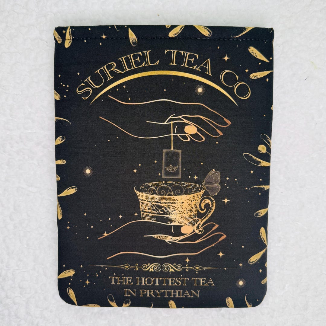 Suriel Tea Co., Spill the Tea Book Sleeve. the Hottest Tea in Pyrthian ...