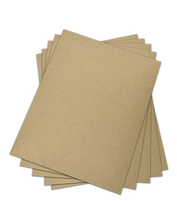 8.5x11 Thick Chipboard Sheets, 32pt 1.27 mm Thick Chipboard, Recycled
