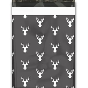 20ct 10x13 Deer Designer Poly Versandumschläge, Versand Umschläge, Tier Versandtaschen, Mailing Umschläge