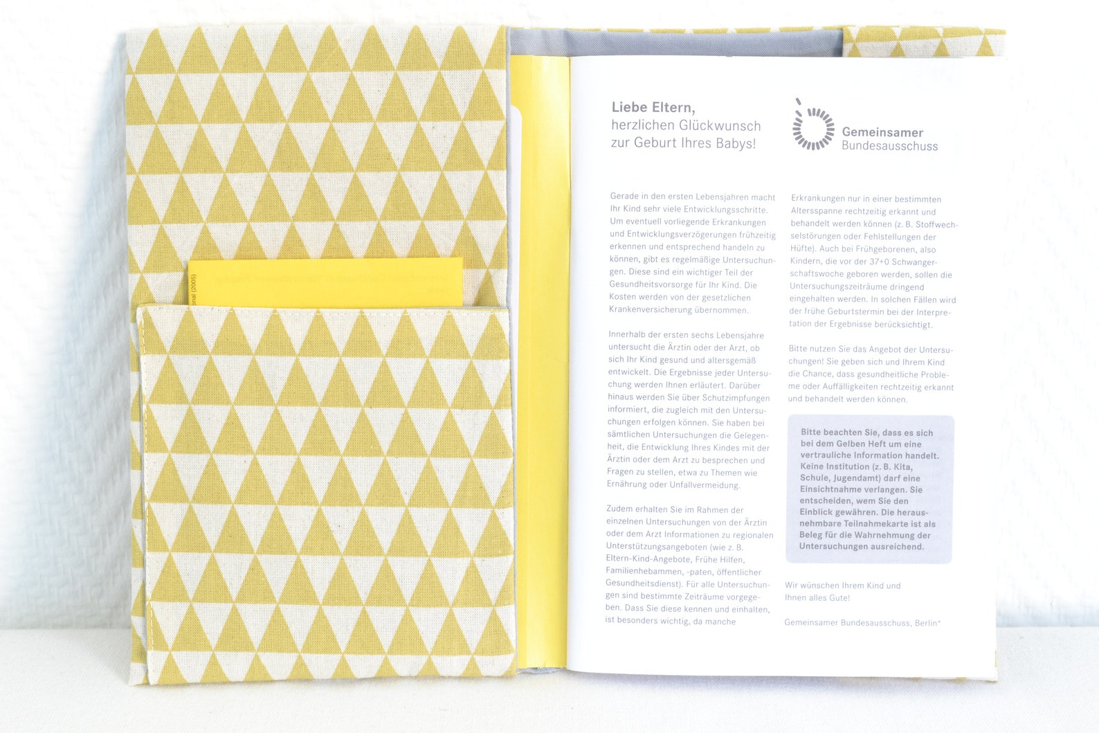 Examination Booklet Cover With Extra Compartment and Yellow Etsy