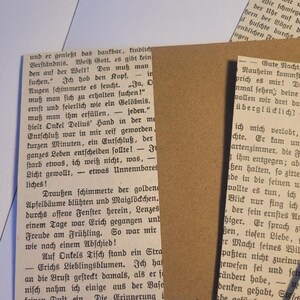 6 Kraftpapier Briefumschläge mit alter Schrift : Bild 3