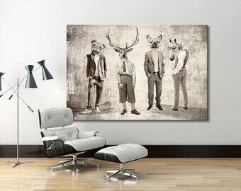 Photo sur toile 120 x 80 cm-GUYS :) 02135