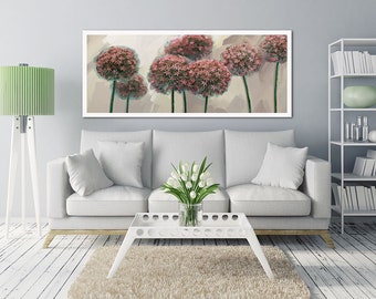 Photo sur toile 120X50cm fleurs d’ail