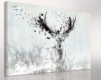 Deer wall decor 120x80 cm - Passing