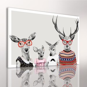 Deer wall decor 120x80 cm FAMILY 22: 02177 image 3