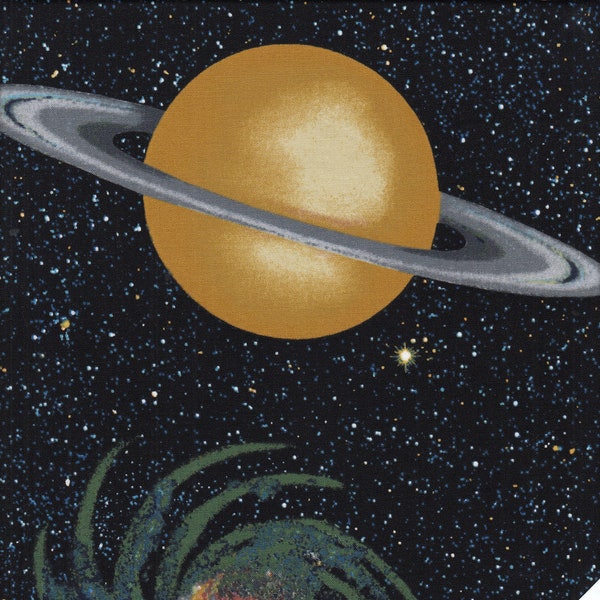 WELTRAUM, PLANETEN, SATELLITEN "Planetary Missions" Fabric No. 201134