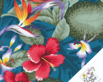 HAWAII HIBISKUS FLOWERS Fabric No. 210376